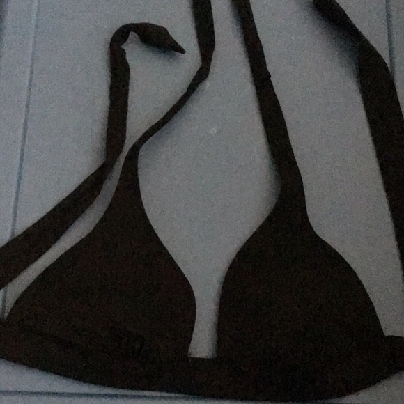 Victoria’s Secret Black Push Up Bikini Top Halter Neck Sz small - Picture 4 of 6